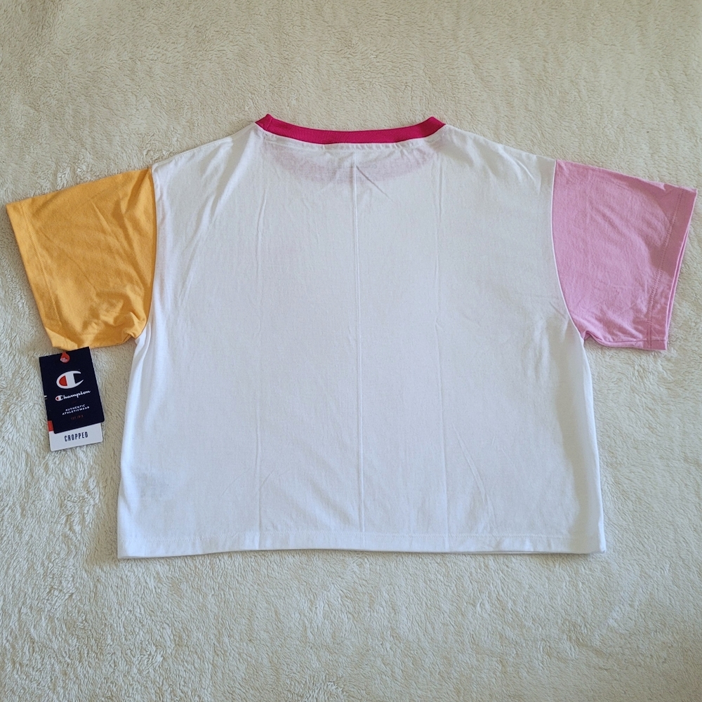 Champion🏆Cropped Color Block Tee👕 - NWT - Picture 2 of 16